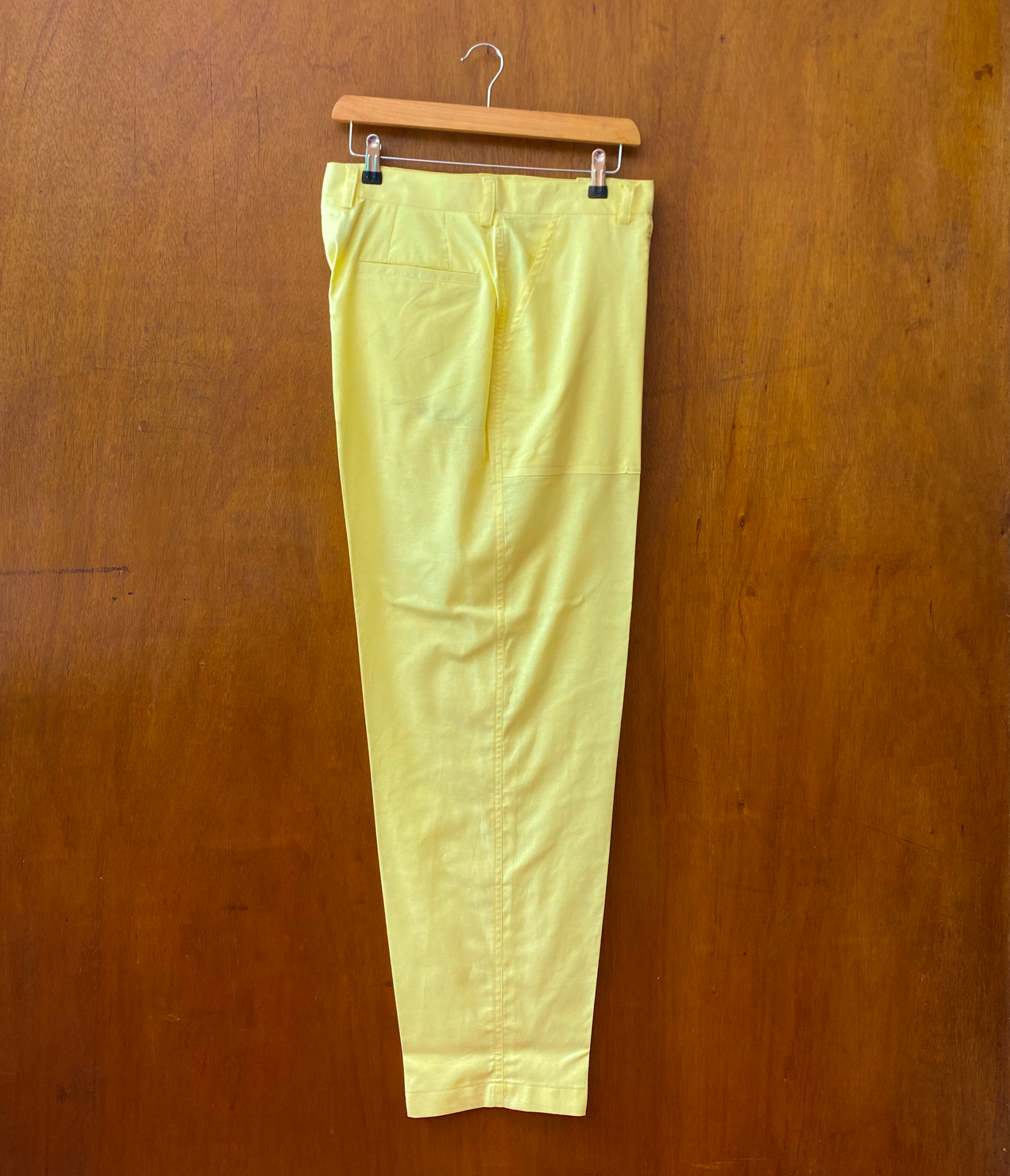 Butter Yellow Cotton Pants